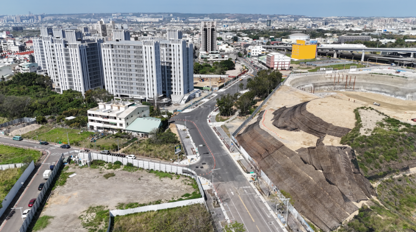 崇德十九路延伸3月底完工！臺中市建設局斥資4.7億改善巨蛋周邊道路