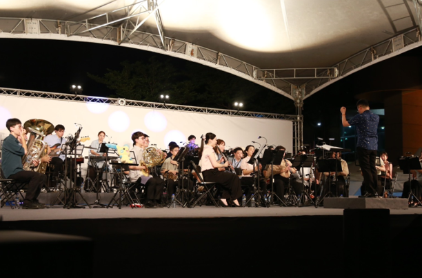 2025藝術進區邁入15年 狂美交響管樂團在臺南永康社教中心卡通音樂會吸引千人共度文化盛宴