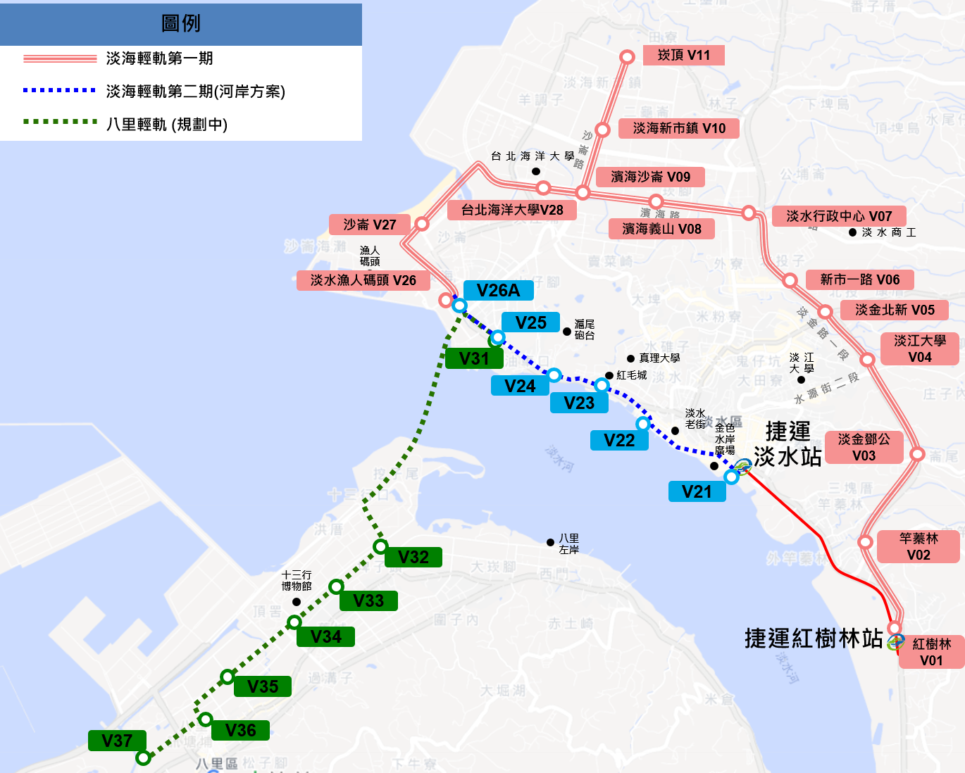 新北再添交通亮點！淡海輕軌二期通過內政部都委會審議　淡水觀光圈再升級