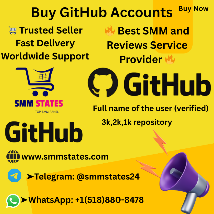 Buy GitHub  Accounts