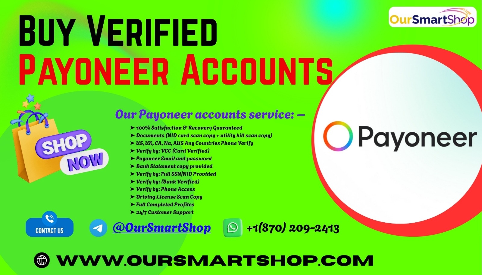 Buy Verified Payoneer Accounts Online &ndash; Trusted Seller 2026