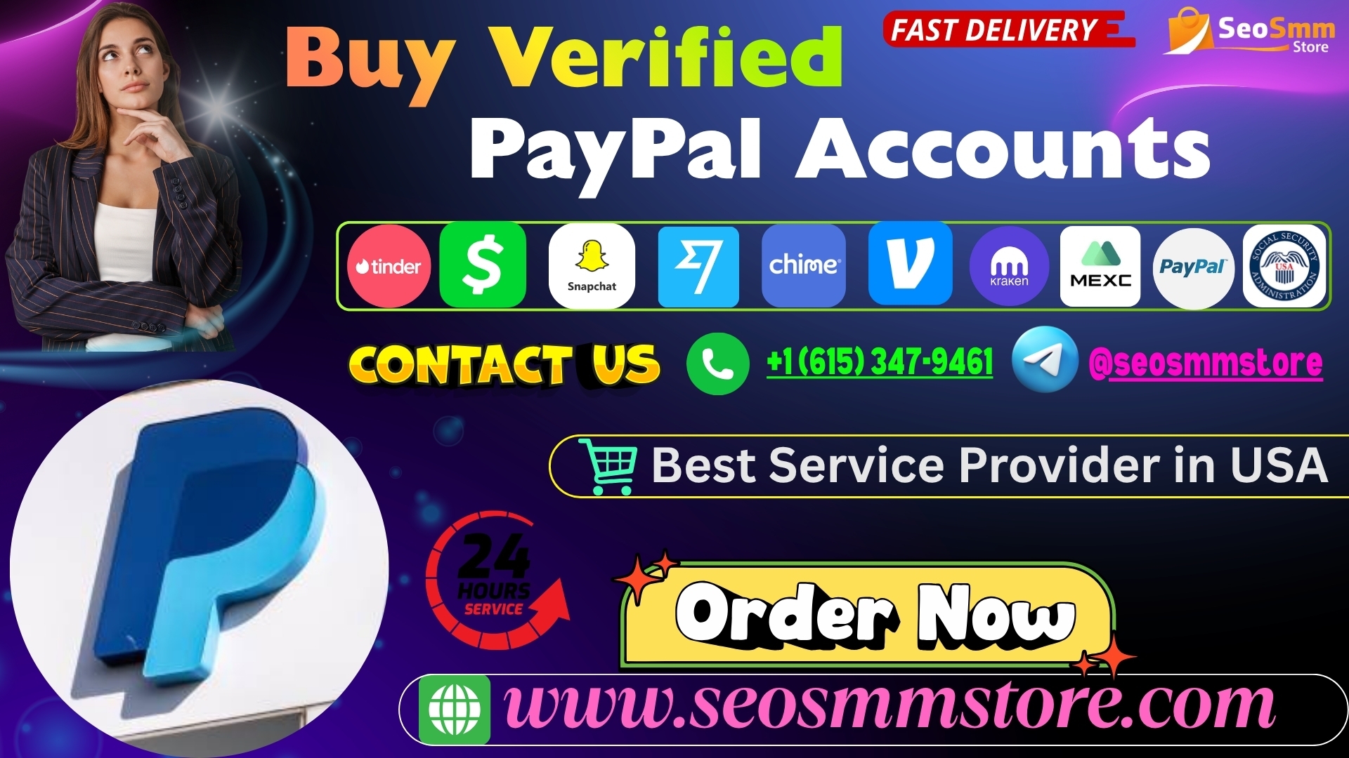 How to Buy Verified PayPal Accounts Using seosmmstore.com