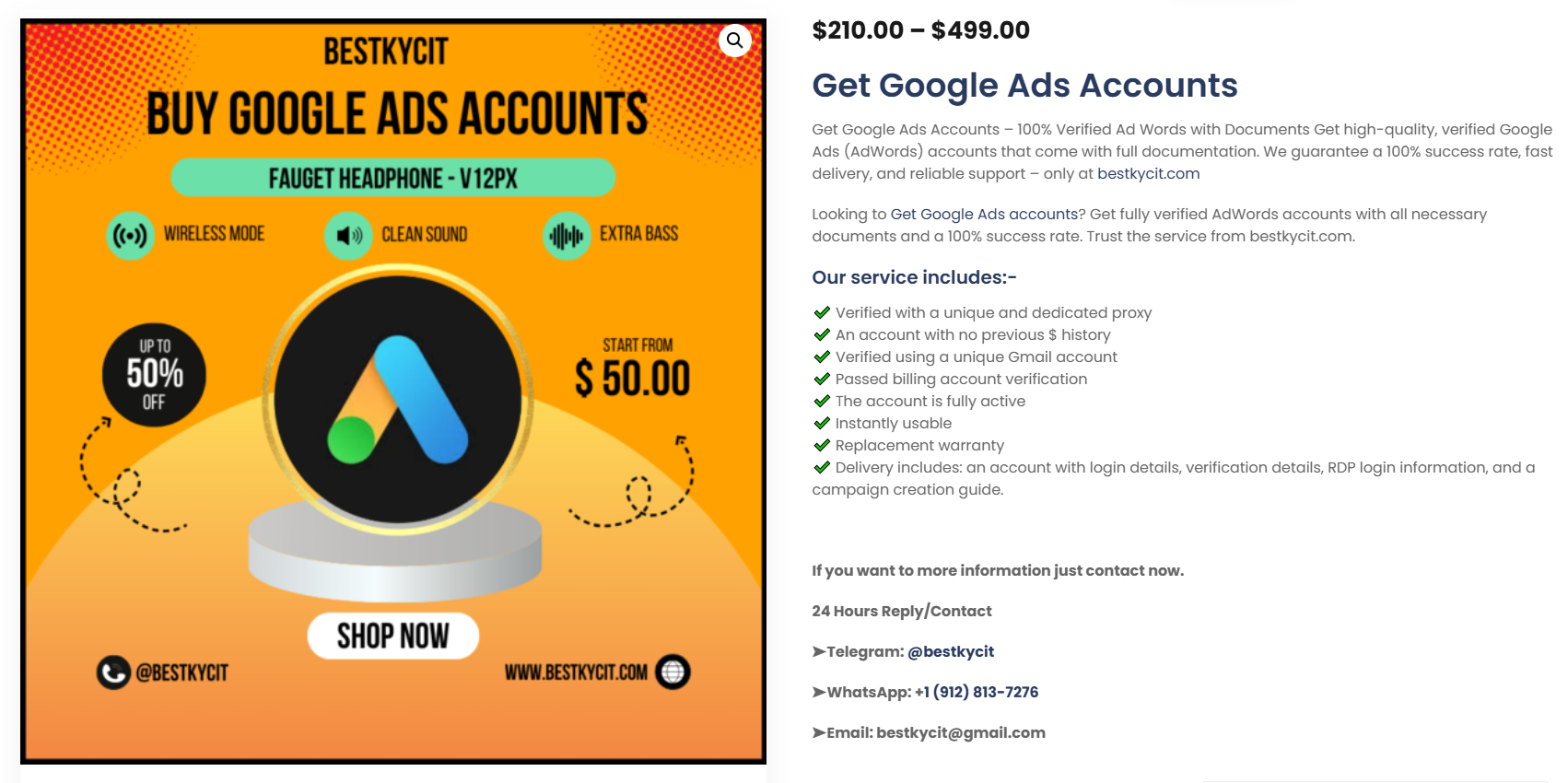 Purchase a Ready-to-Use Verified Google Ads Account ...