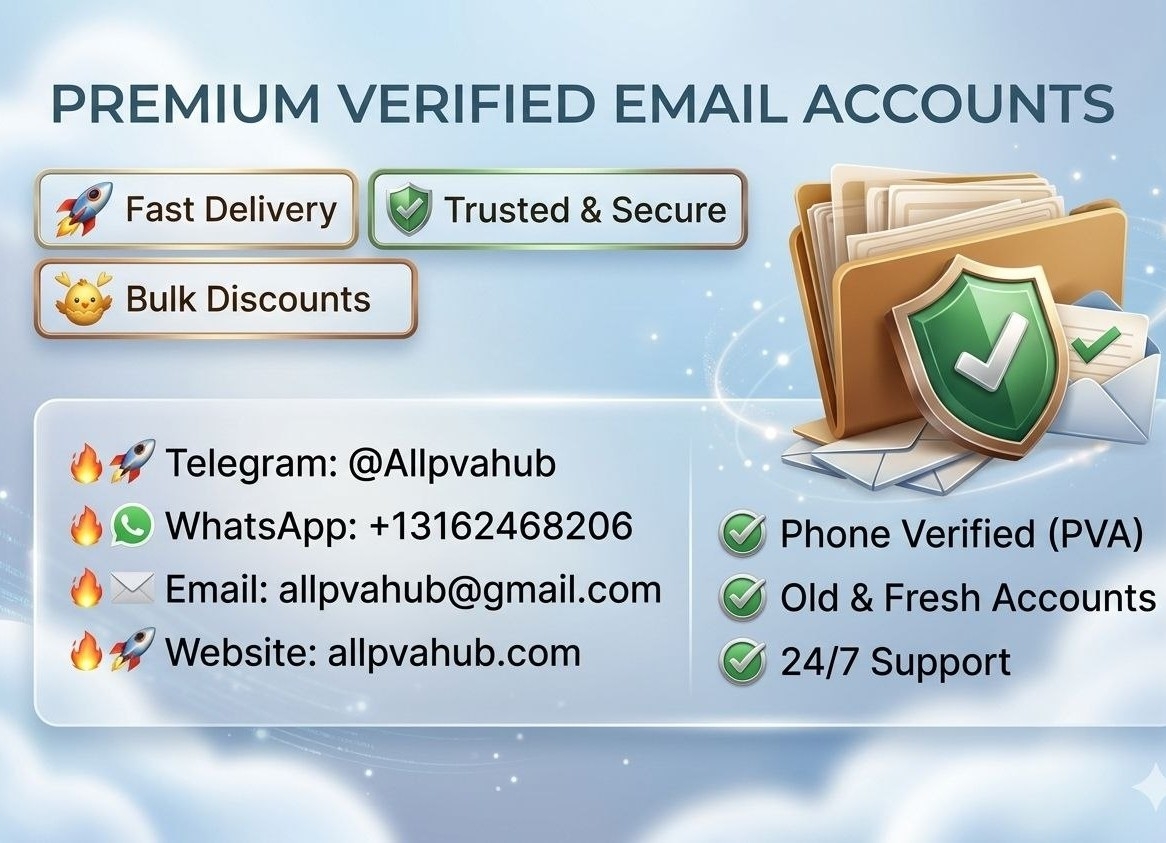 Buy Old Gmail Accounts &amp;High-Quality accounts