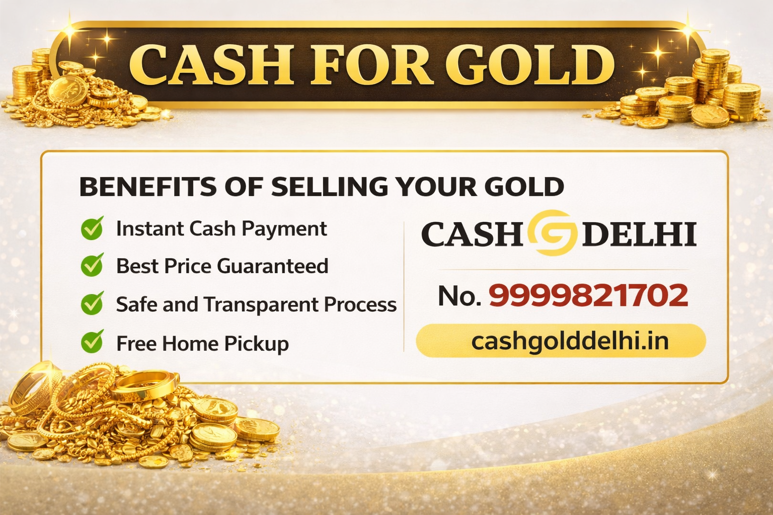 Turn Your Gold into Instant Cash &ndash; A Smart Financial Move