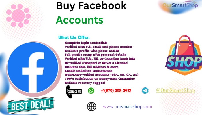 Best Way to Buy USA Facebook Accounts In Our site 