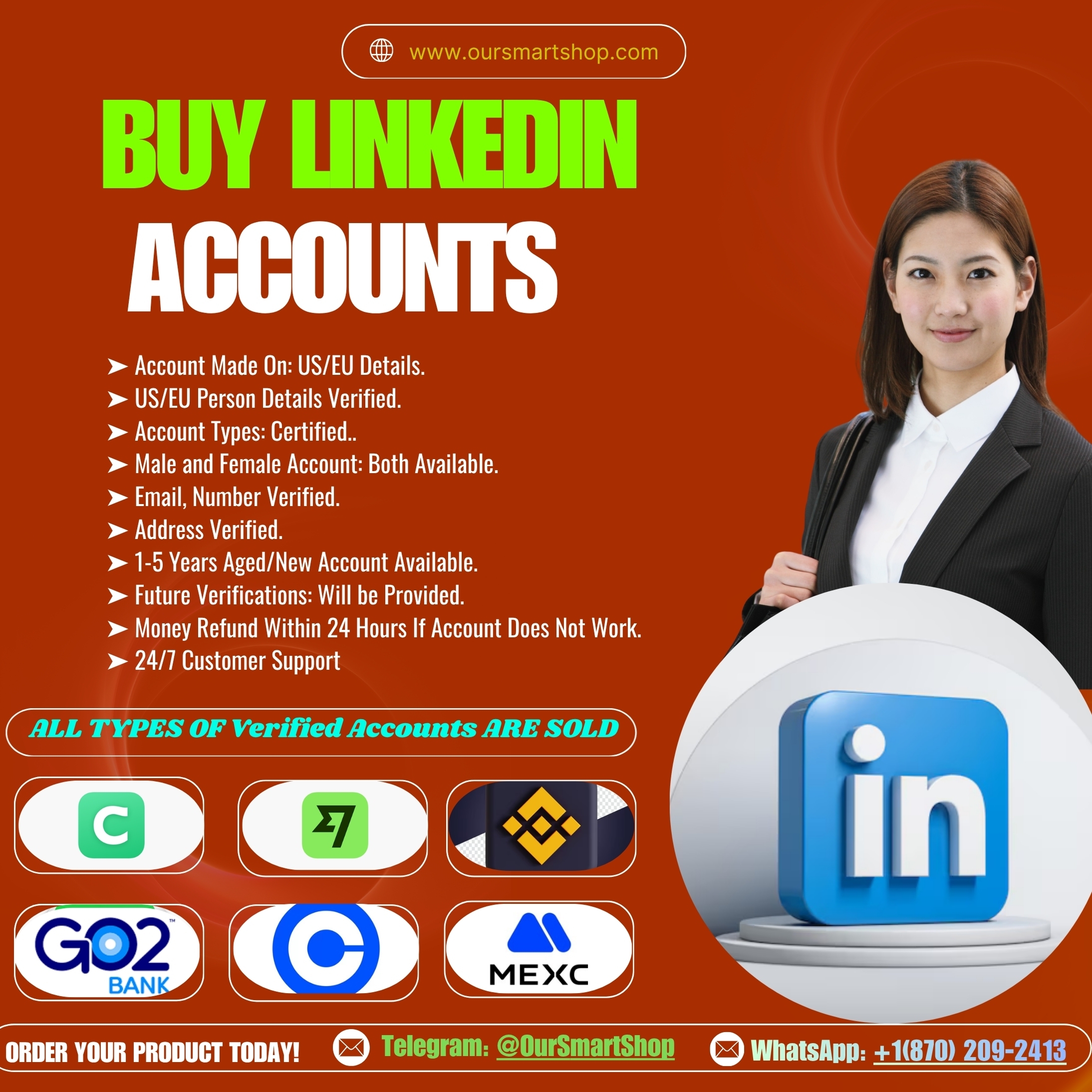 Top 10 Sites to Buy LinkedIn Accounts in the USA