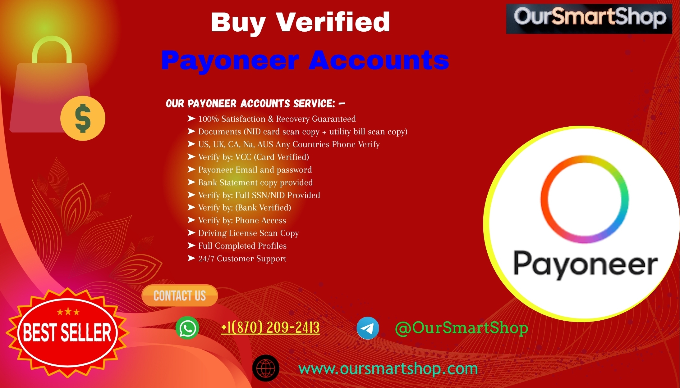 Top Site to Buy Verified Payoneer Accounts in Year 