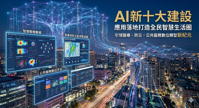 AI新十大建設打造全民智慧生活圈　應用落地加速數位轉型新紀元