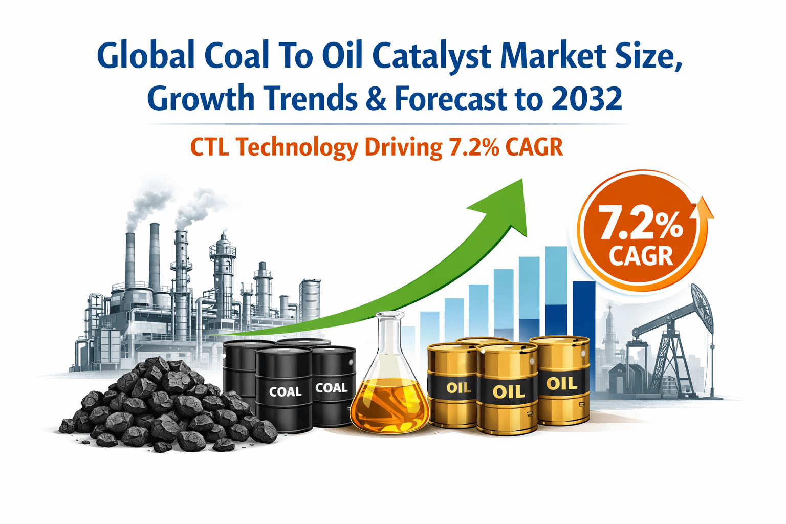 Global Coal To Oil Catalyst Market Size, Growth Trends &amp; Forecast to 2032 | CTL Technology Driving 7.2% CAGR