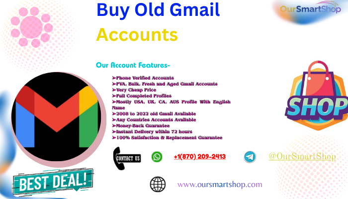  One of the Best service to  Buy Old Gmail Accounts In Year