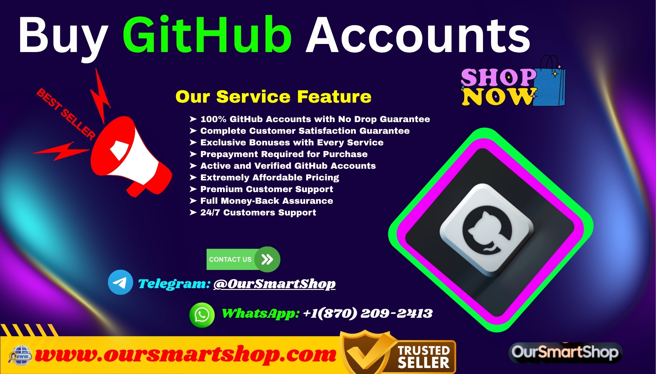 Best Place To Buy GitHub Accounts in USA Profile