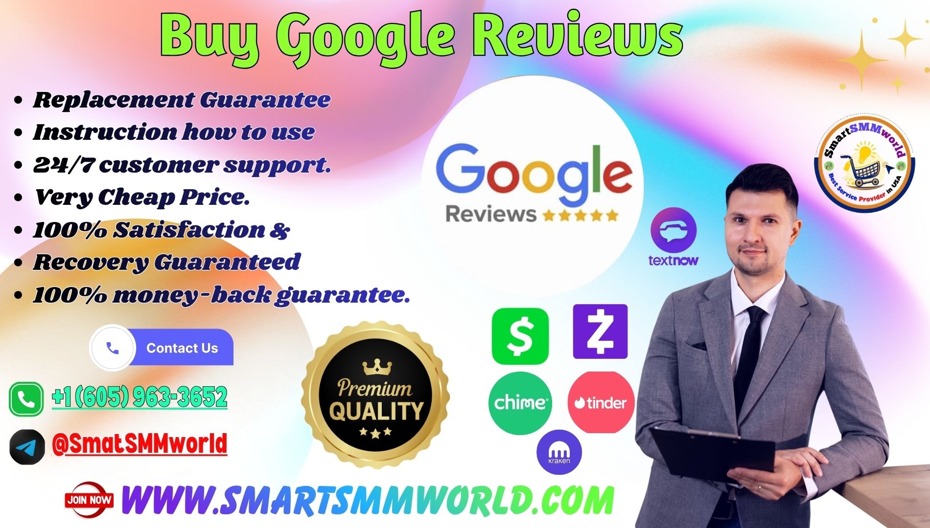 Buy Google Reviews: If you want more information, just contact us now. 24 Hours  ➤Telegram:@SmatSMMworld ➤WhatsApp +1 (605) 963-3652