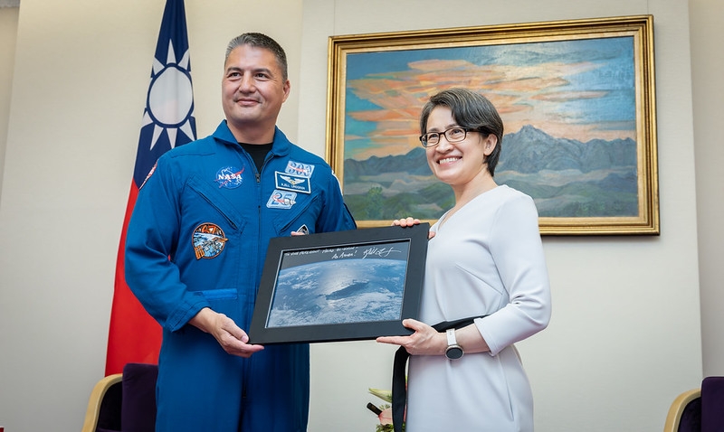 蕭美琴副總統接見美國太空總署太空人林琪兒醫師 強化太空科技合作鏈結國際推進全球太空發展