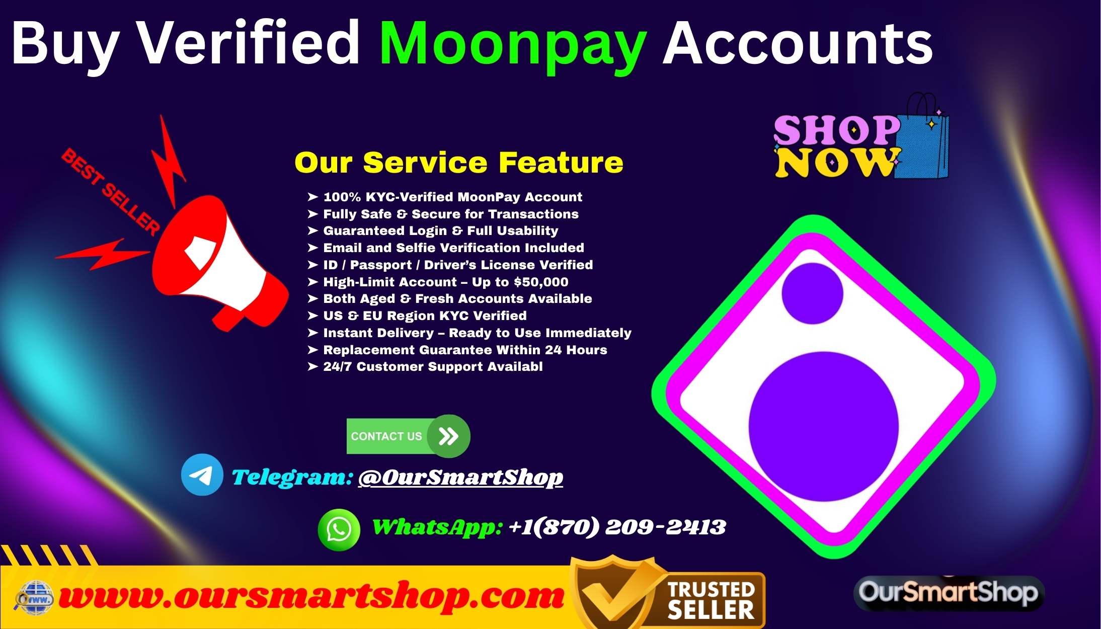 How to Buy Verified Moonpay Accounts for business use
