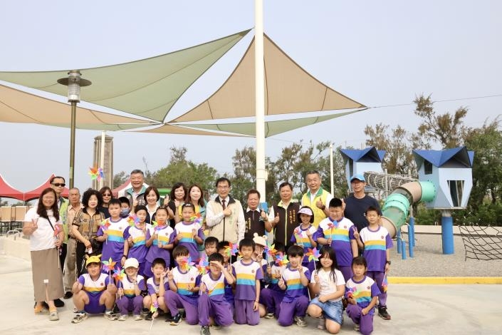 臺南市長黃偉哲推動公園活化　鄭成功紀念公園結合文史與遊戲空間