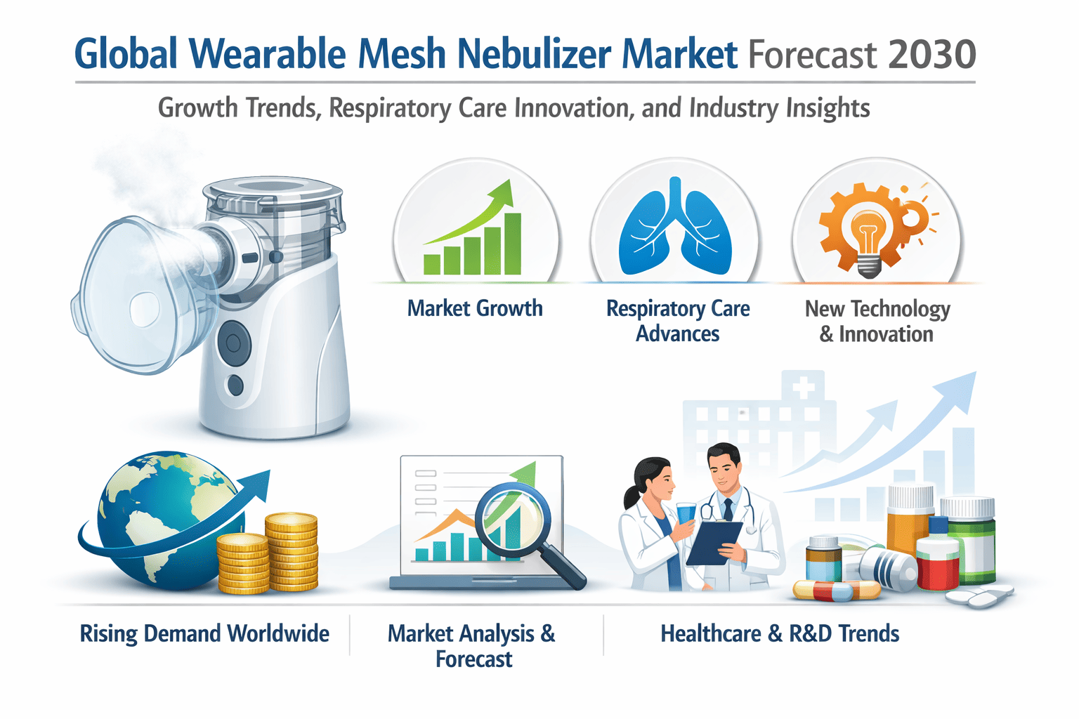 Global Wearable Mesh Nebulizer Market Forecast 2030: Growth Trends, Respiratory Care Innovation, and Industry Insights
