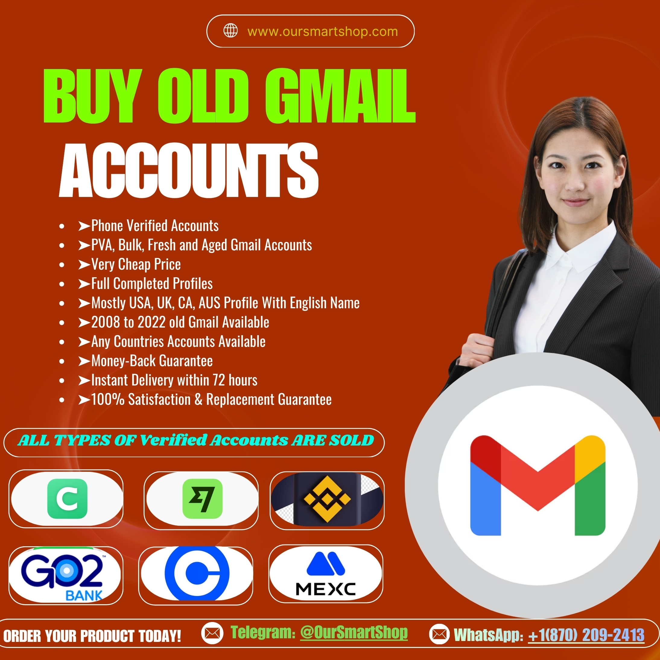 Top 10 Sites to Buy Old Gmail Accounts in the USA