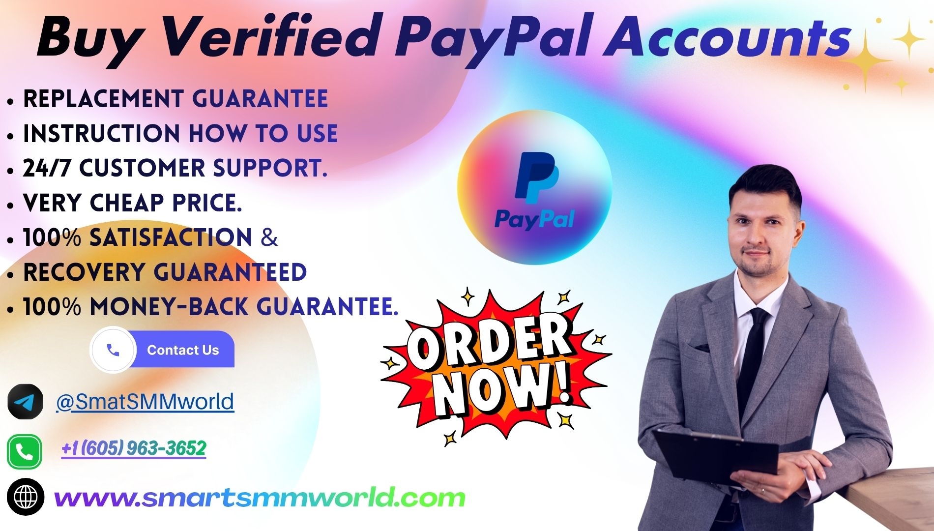 Buy Verified PayPal Accounts: If you want more information, just contact us now. 24 Hours  ➤Telegram:@SmatSMMworld ➤WhatsApp +1 (605) 963-365