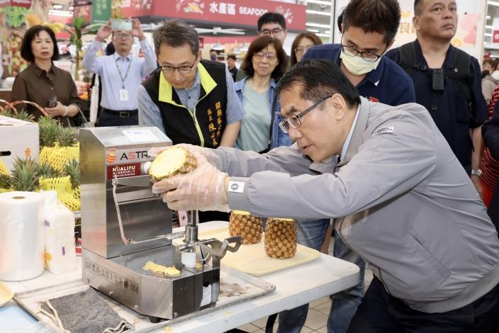 臺南鳳梨強攻國際市場　黃偉哲市長：拓展日本歐盟強化外銷動能