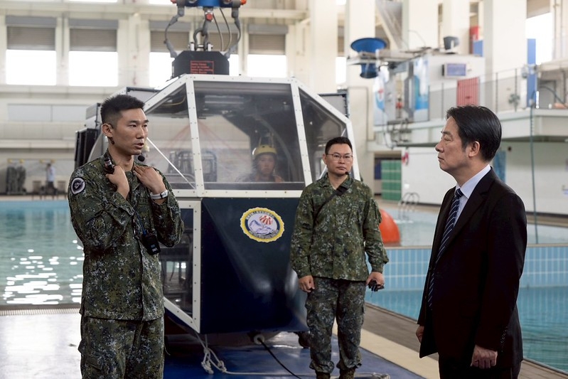 賴清德總統視導高雄國軍訓練中心　支持國防預算強化戰力共同守護臺灣民主自由體制