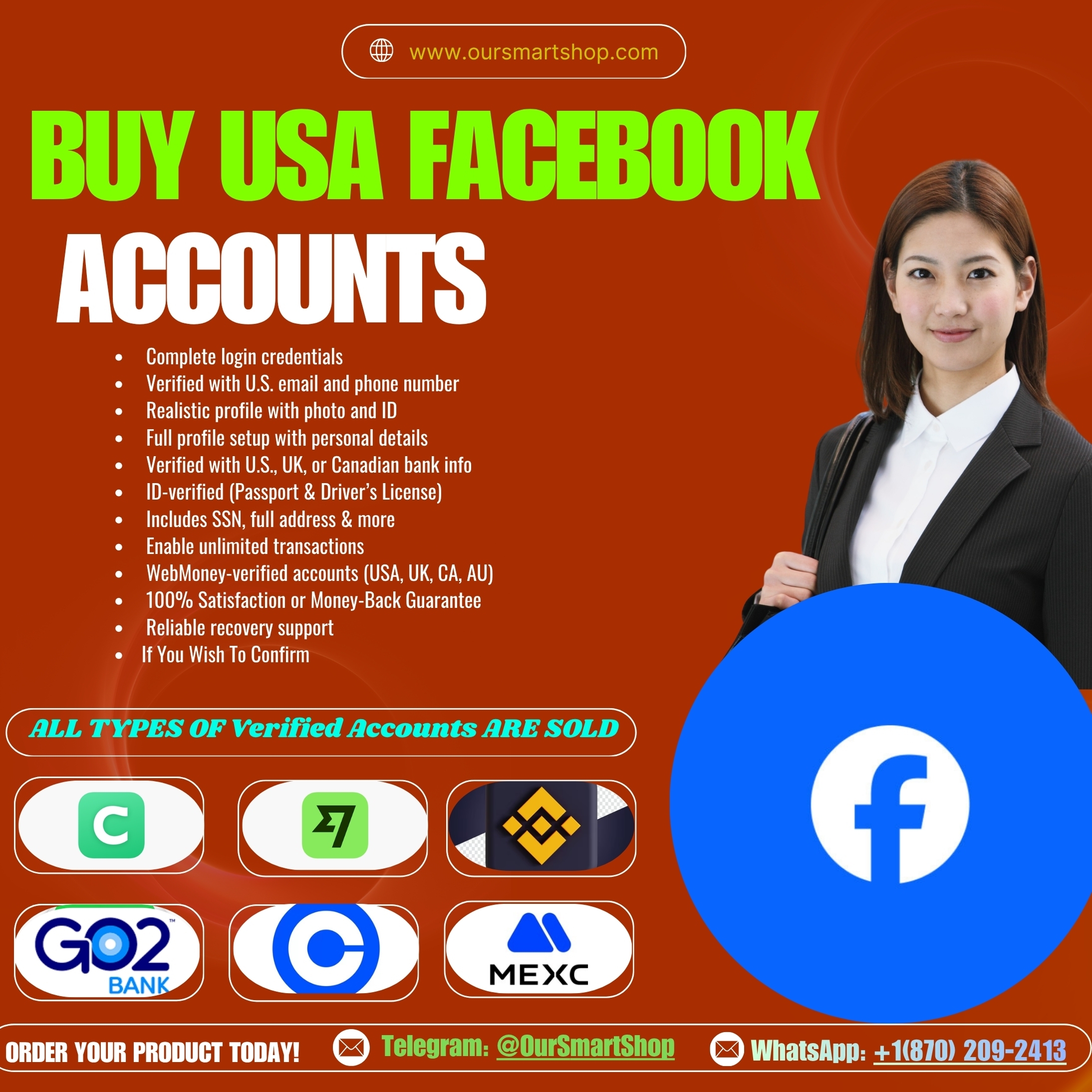 Top 10 Sites to Buy USA Facebook Accounts in the USA