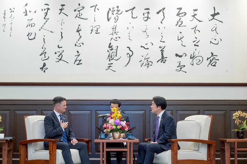 賴清德總統接見美國眾議員訪團　強化區域和平合作