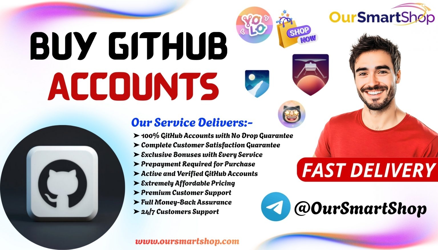 Best Sites to purchase Buy GitHub Accounts