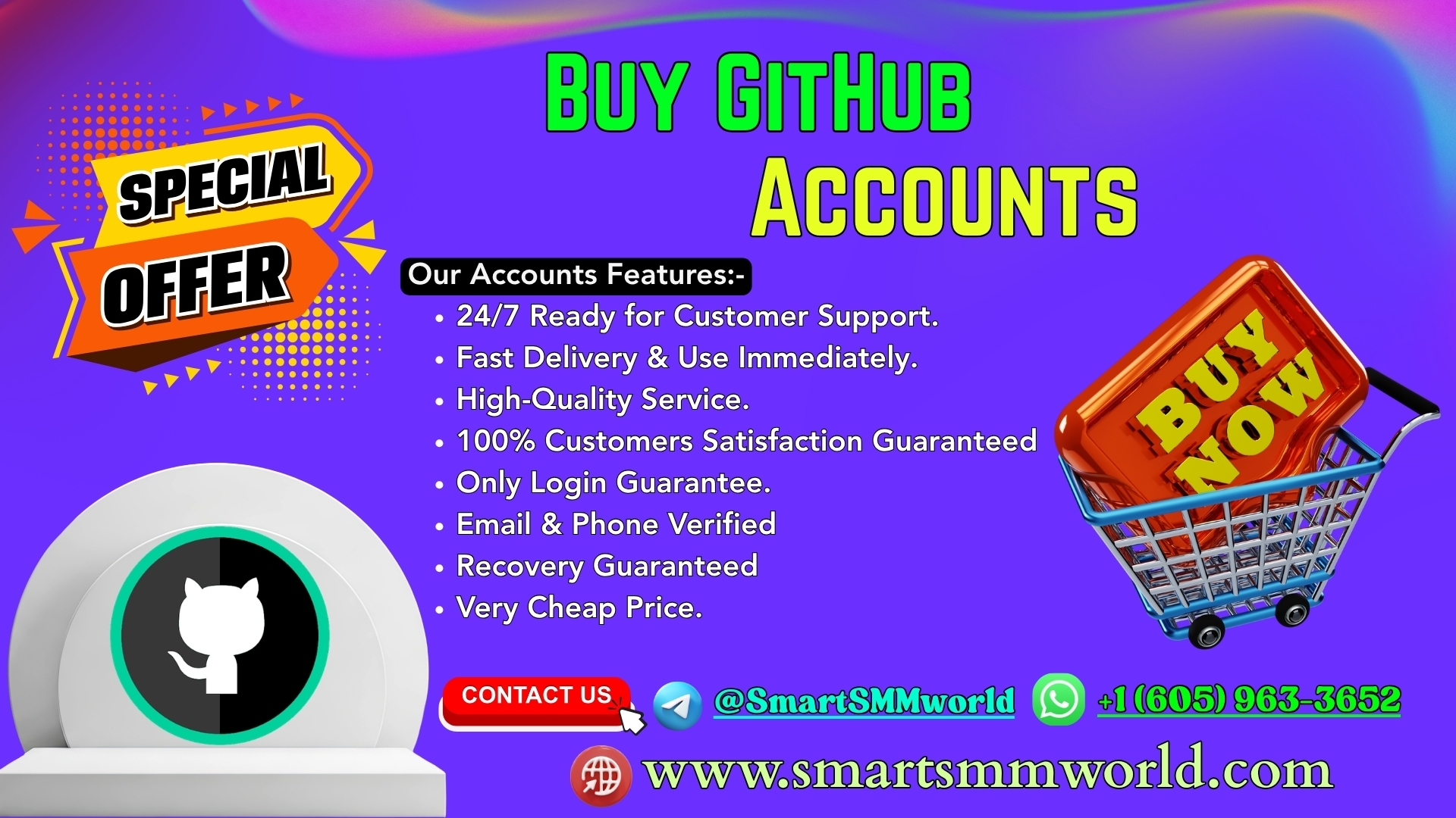Best 1 Sites to Buy GitHub Accounts