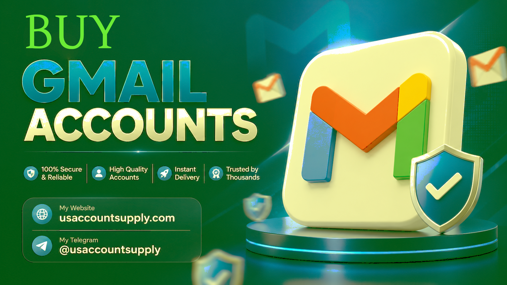 Premium Buy Gmail Accounts Service &ndash; usaccountsupply.com