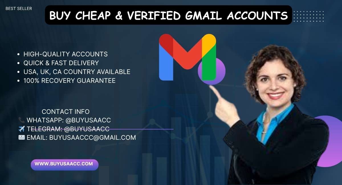 BUYUSAACC - Buy Bulk Gmail Accounts - Cheap &amp; Verified | Gmail Email PVA 100% Verified
