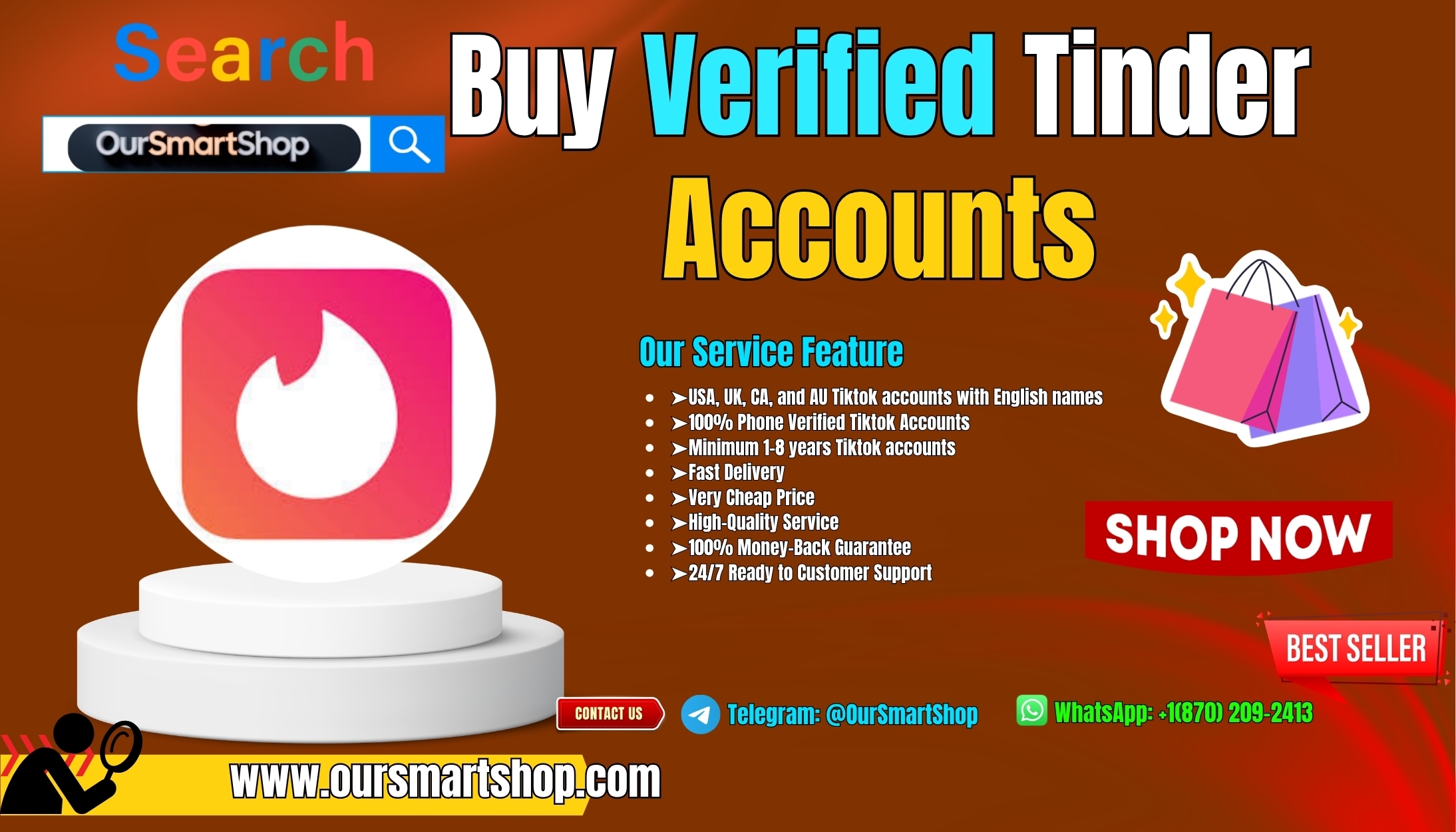 Buy Verified Tinder Accounts Trusted &amp; Secure Aged Accounts for Sale