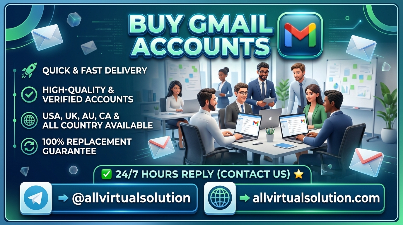 Top 5 Most Buy Gmail Accounts (Bulk, Aged &amp; PVA) from allvirtualsolution in 2045
