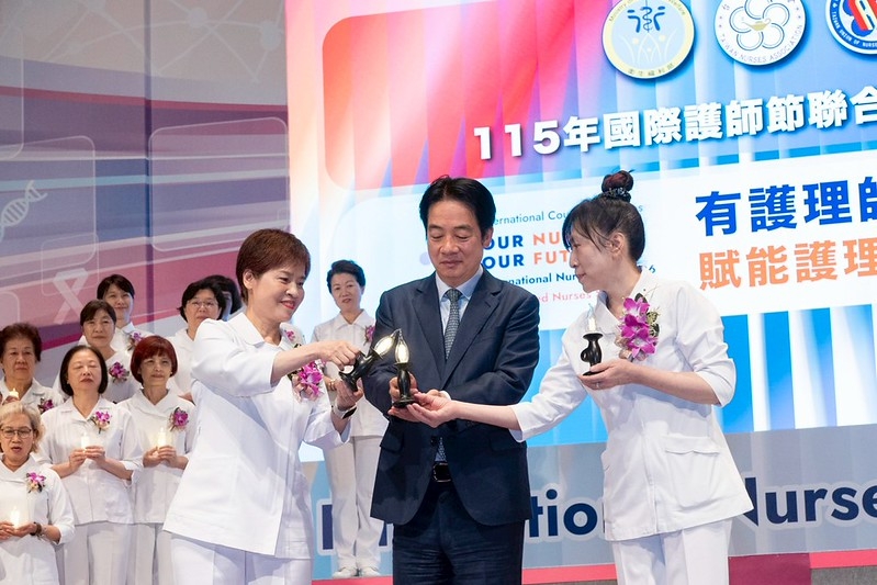 賴清德總統出席護師節慶祝大會　感謝護理人員全天候守護國人健康