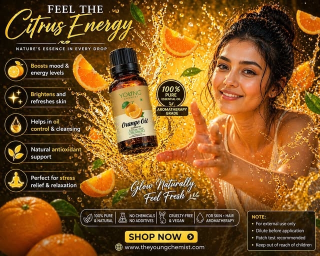 Orange Oil Benefits for Healthy Skin and Positivity