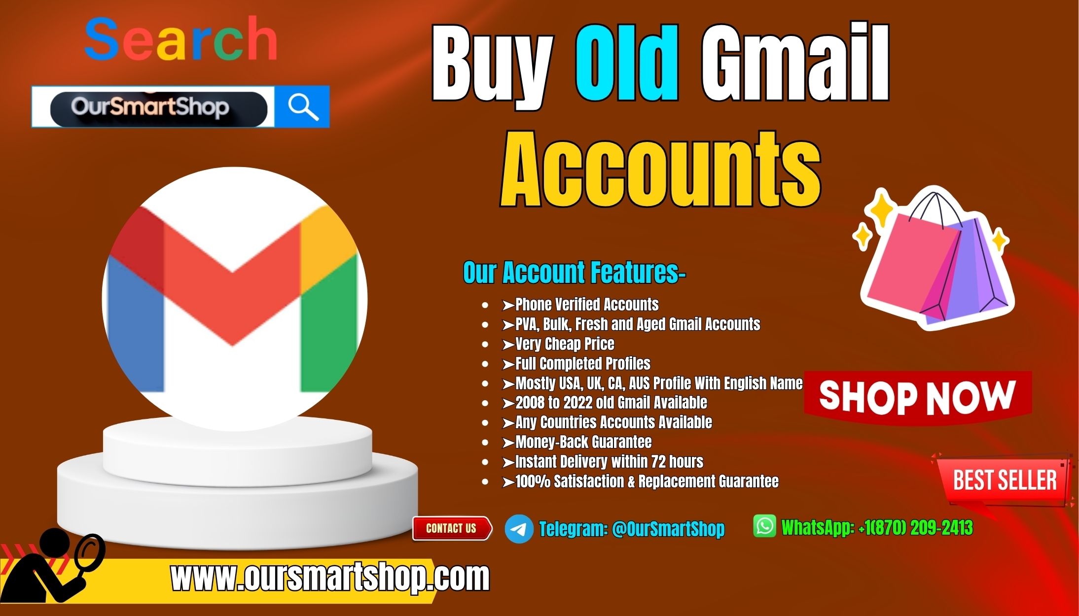 One Of The Best Site to Buy Old Gmail Accounts In USA 