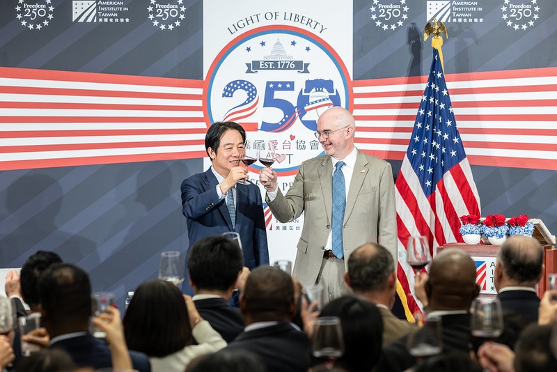 賴清德總統出席「慶祝美國建國250周年」活動　盼深化臺美合作並共同促進全球繁榮