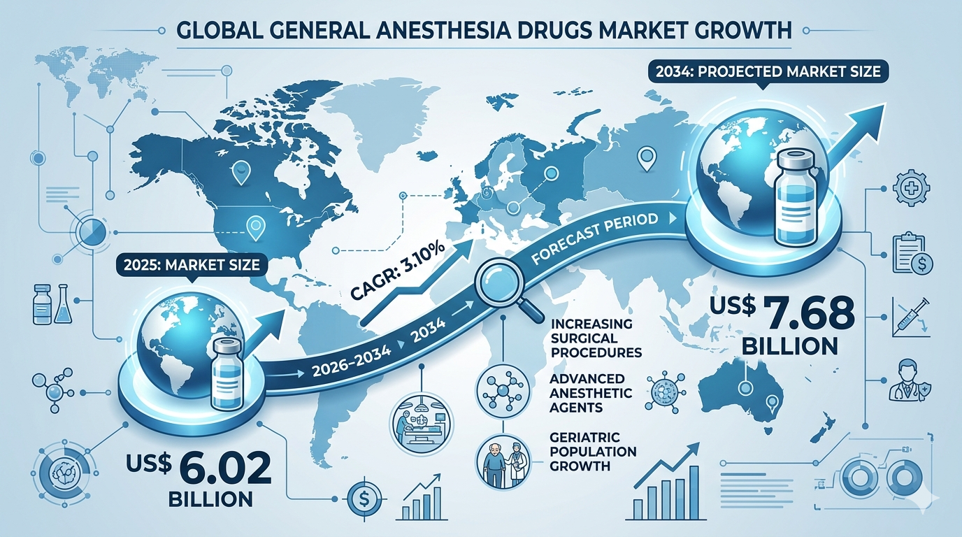 General Anesthesia Drugs Market Demand Analysis: Forecasts and Insights for 2034