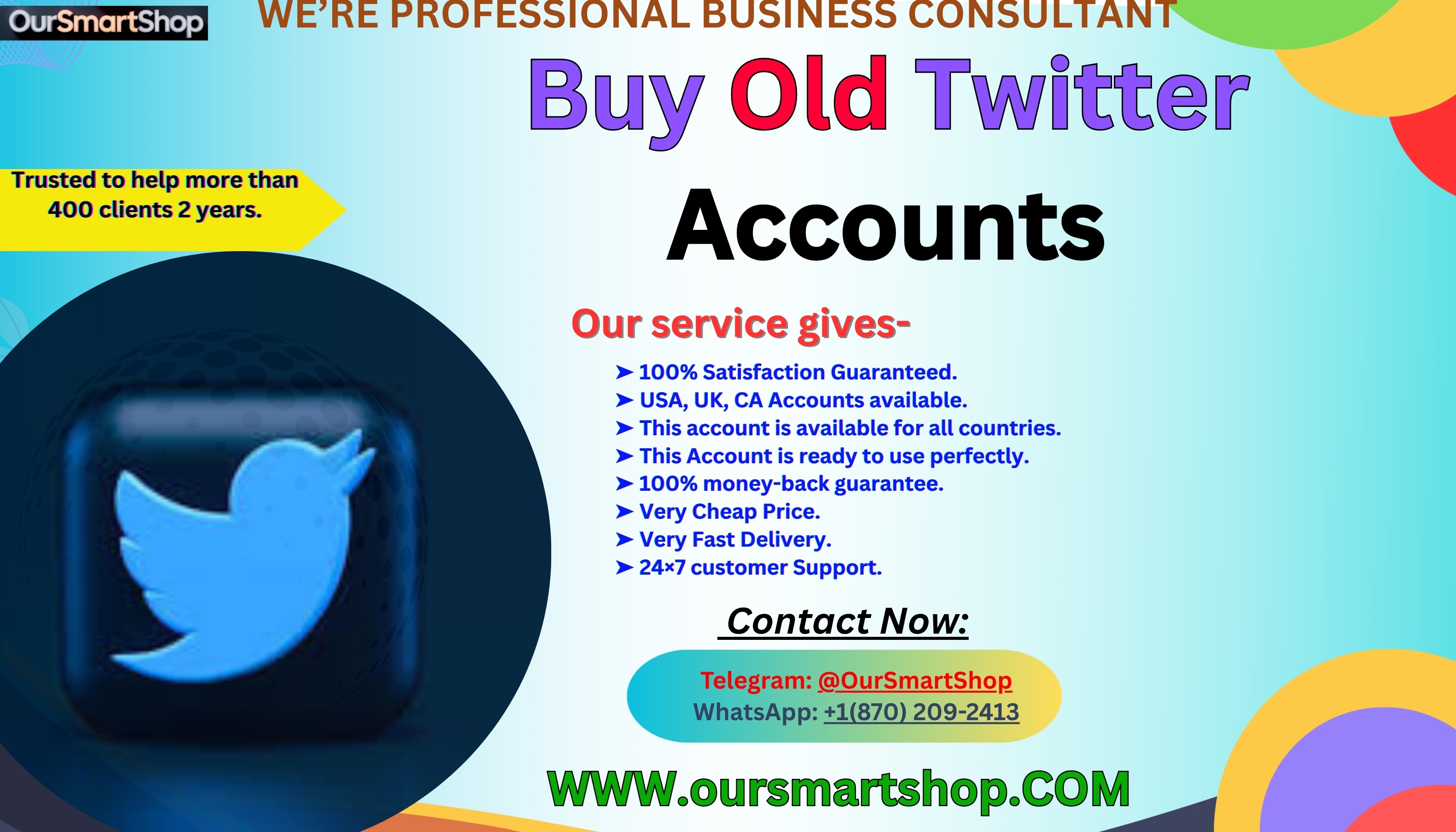 Most trusted site to Buy Old Twitter Accounts in Year 