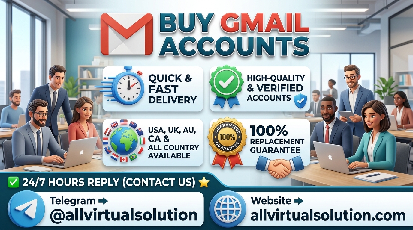 Top 10 Buy Gmail Accounts (Bulk, Aged &amp; PVA) from allvirtualsolution in 2k89