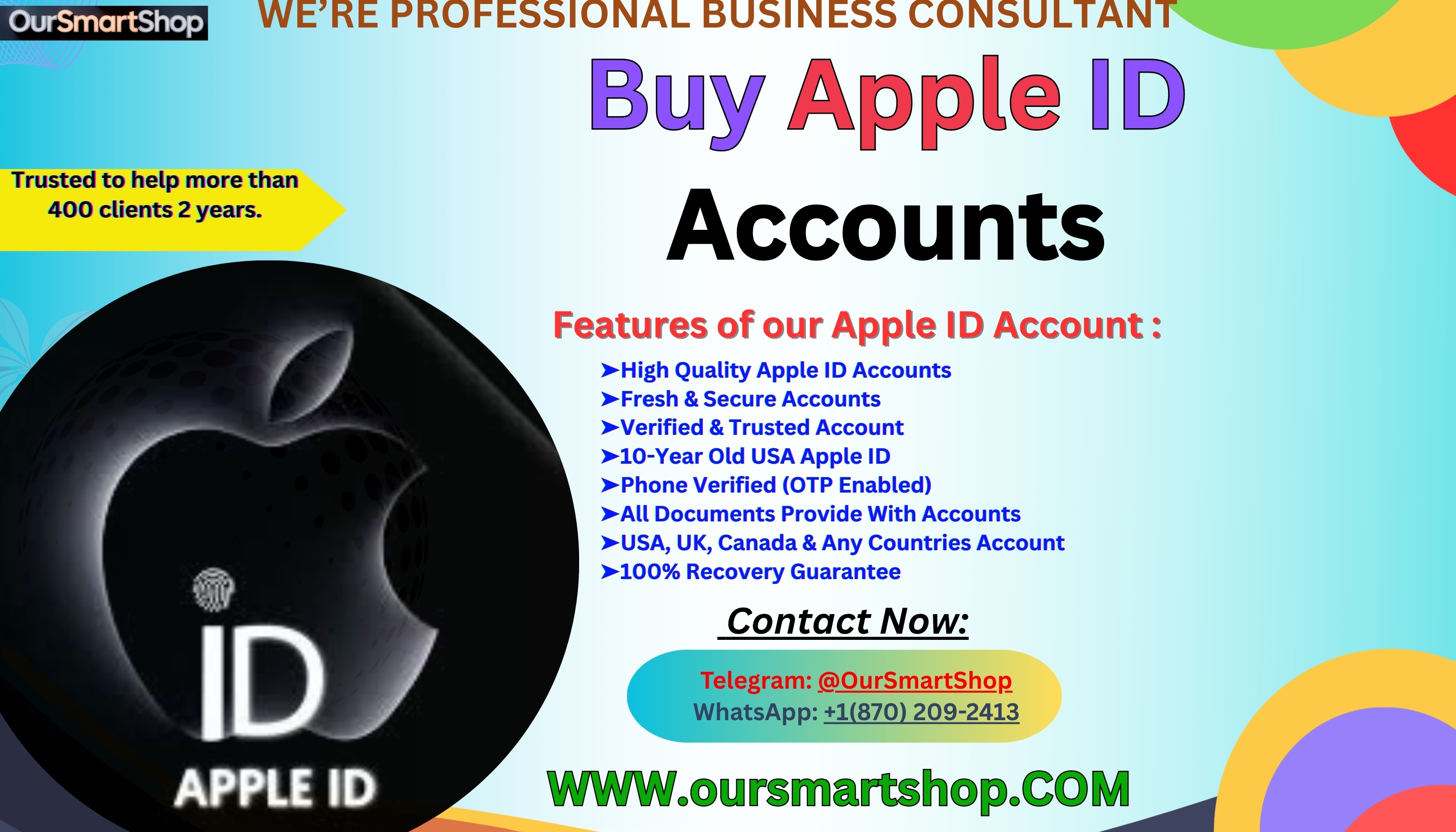Most Trusted usa site to Buy Apple ID Accounts in Year 