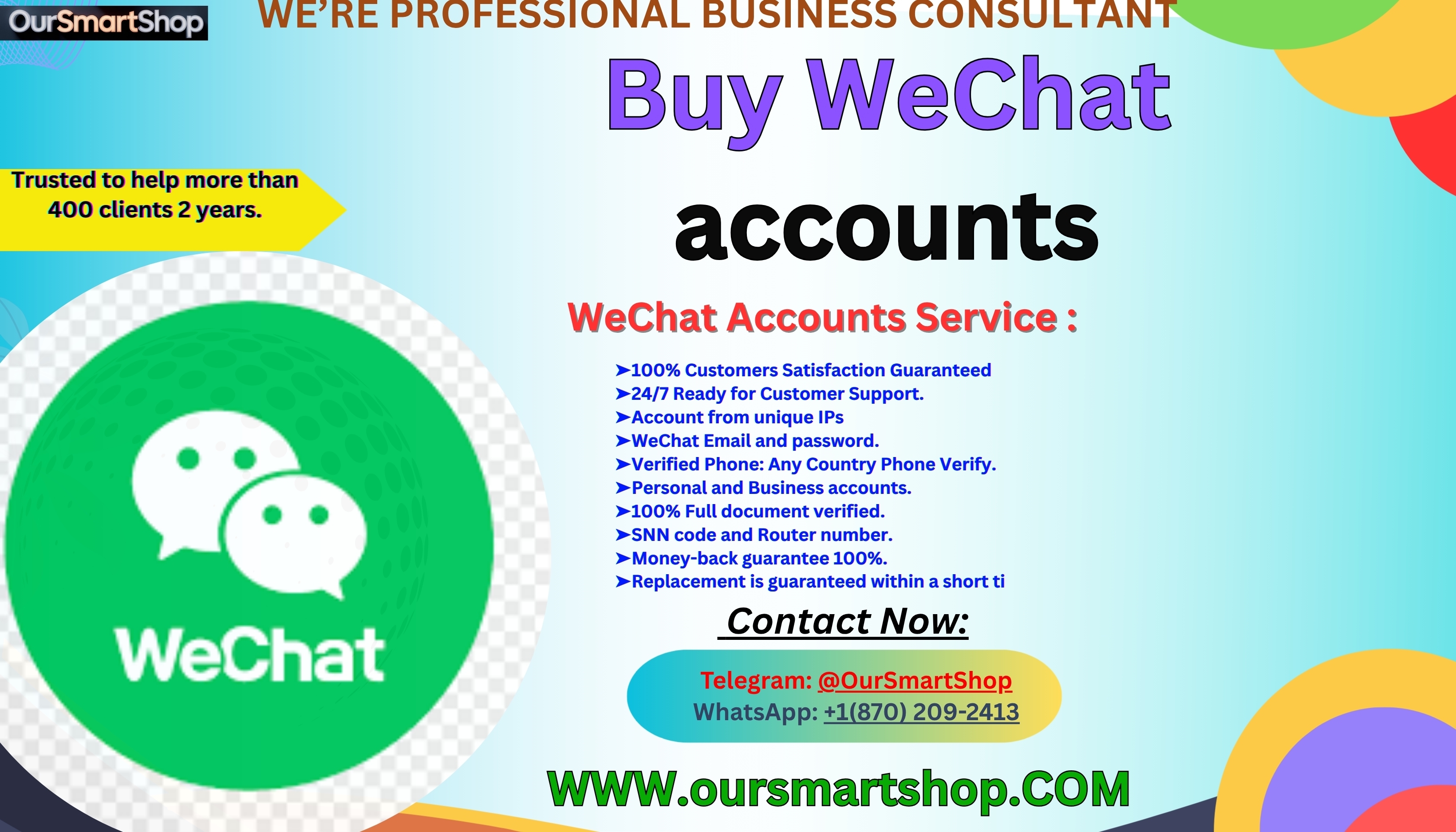 Most trusted site to Buy WeChat accounts in Year 