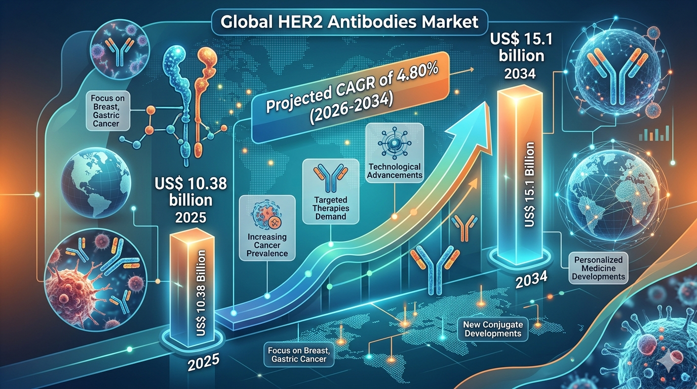 HER2 Antibodies Market Demand Analysis: Forecasts and Insights for 2034