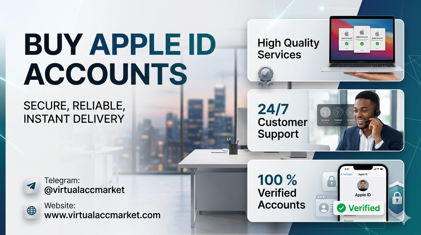 Best Place to Buy Apple ID Accounts: 100% Safe, Legit &amp; Fully Verified (Bulk, PVA-Aged) | Virtualaccmarket