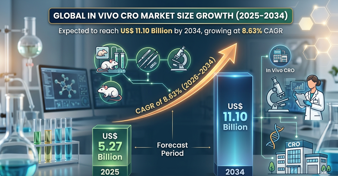 In Vivo CRO Market Demand Analysis: Forecasts and Insights for 2034