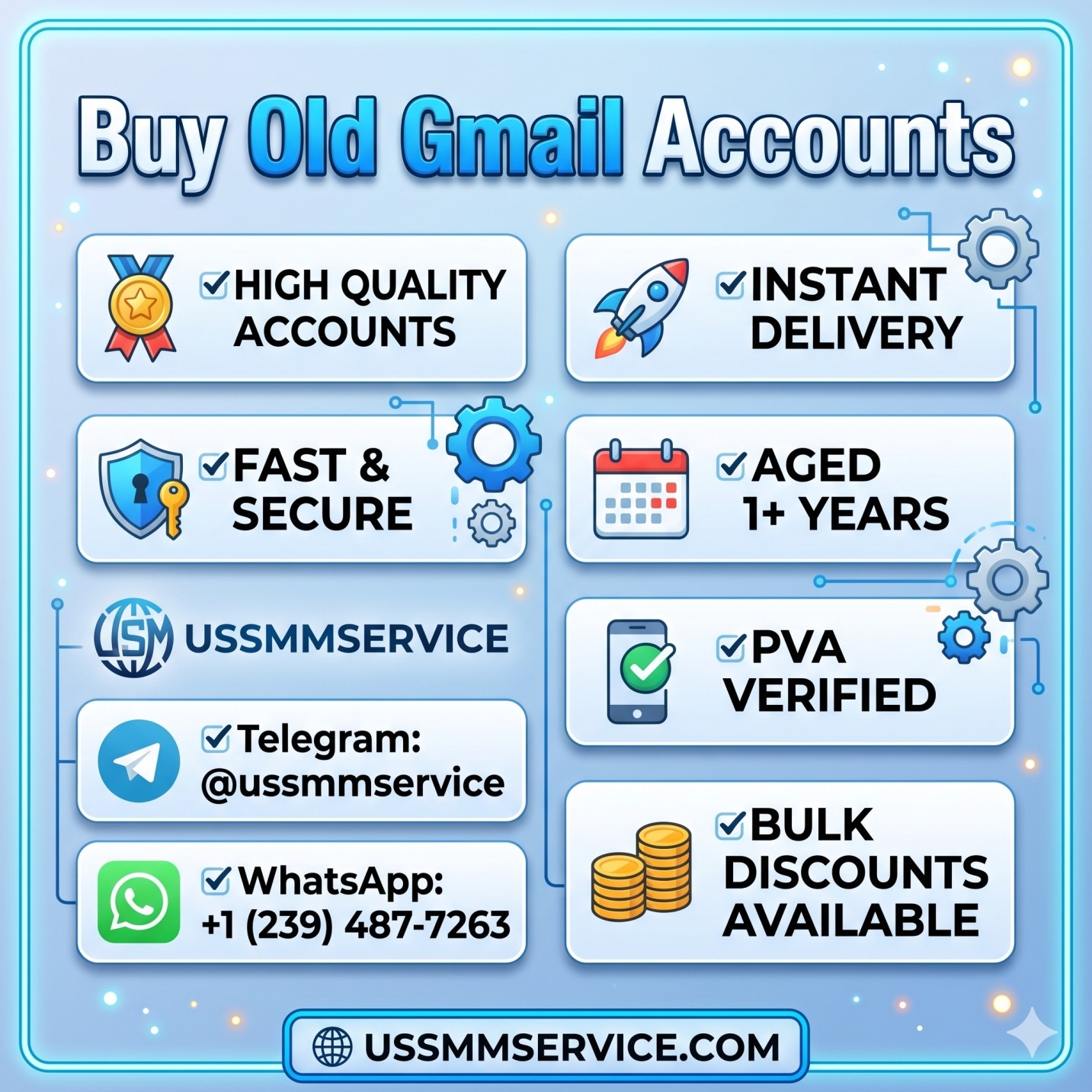 Top 11 Buy Old Gmail Accounts For Business Growth