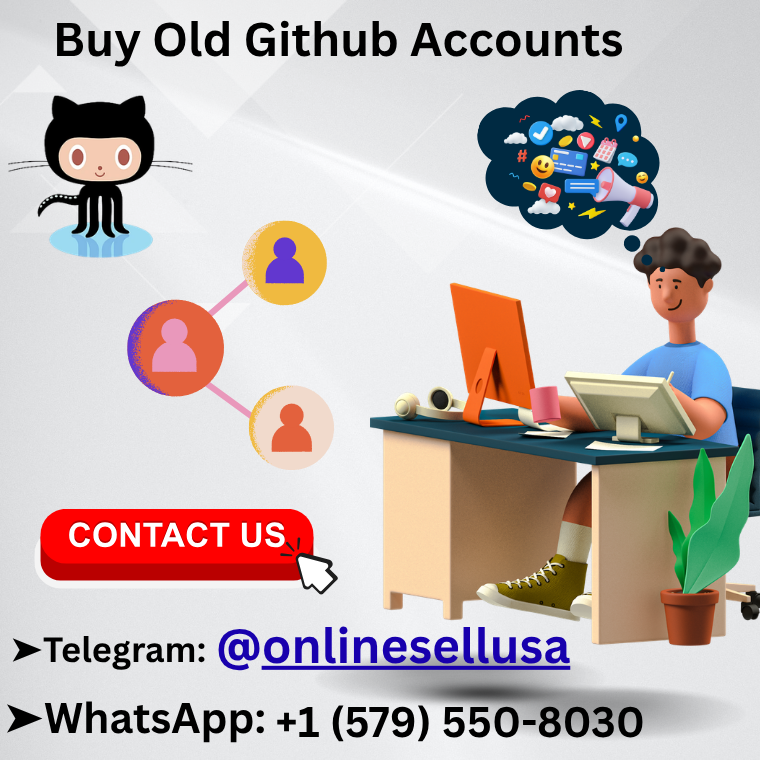Buy GitHub Accounts With! Contributions History, Stars, ...