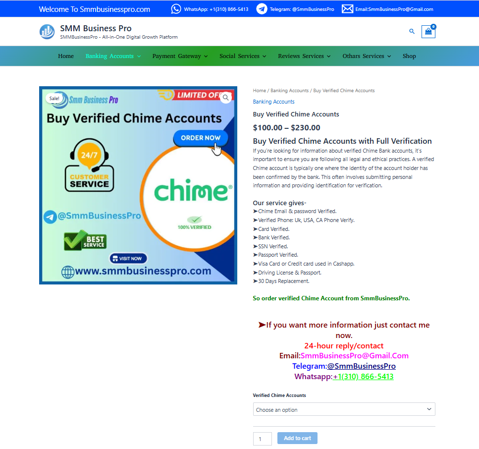 Top 4.4 Places to Buy Verified Chime Bank Accounts in 2026