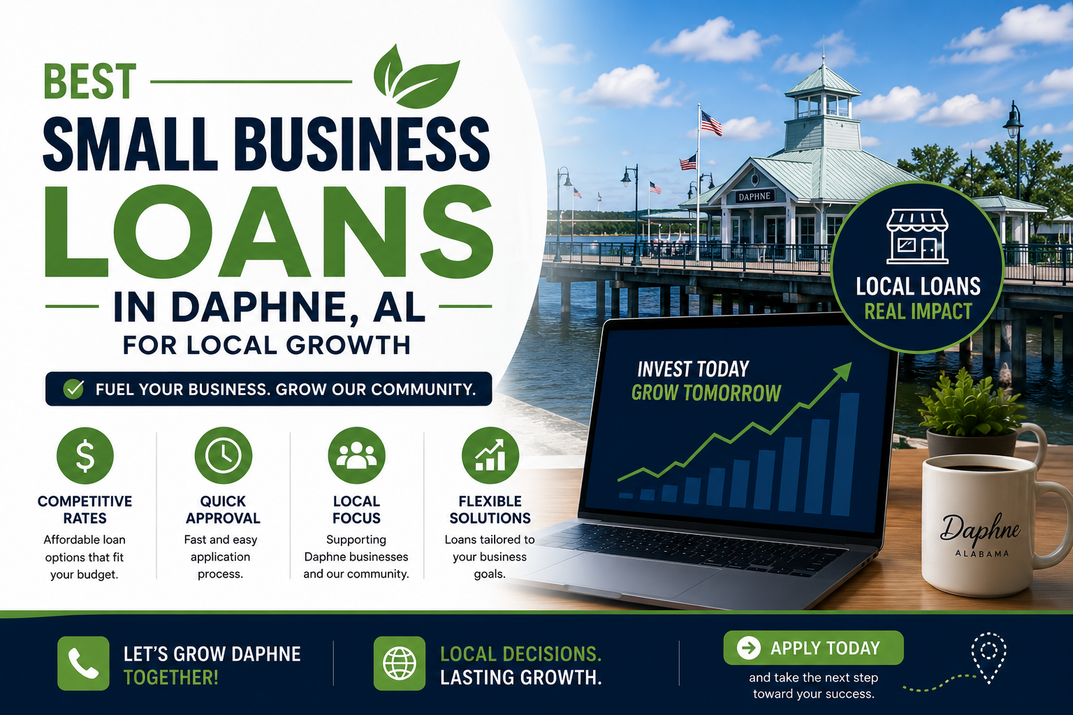 Best Small Business Loans in Daphne AL for Local Growth