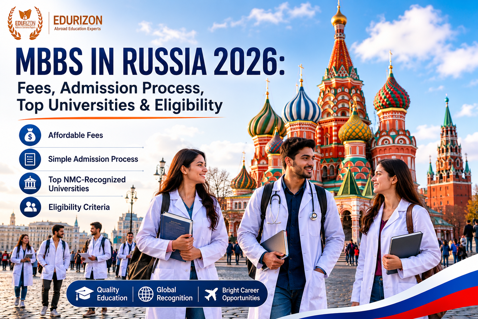 MBBS in Russia 2026: Fees, Admission Process, Top Universities &amp; Eligibility